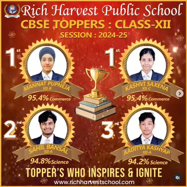 Congratulations CBSE Class XII Achievers!